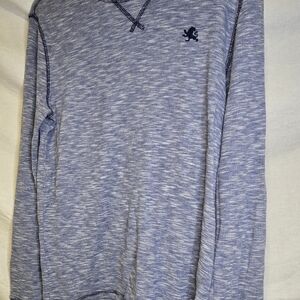 Men's Blue Long Sleeve Shirt